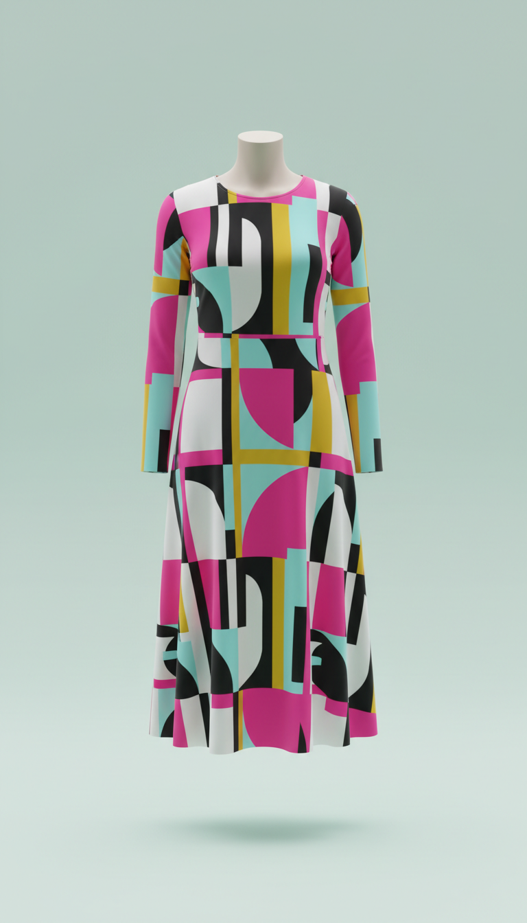 Sculpted Blazer With Hot Pink Lining